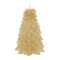 Kurt Adler 9-Inch Battery Operated Gold Christmas Tree Candle with LED Flicker Flame